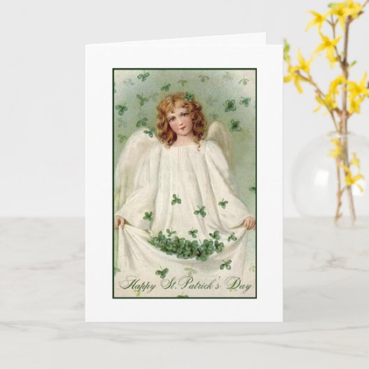 Carte Ange irlandais (Fleur jaune)