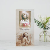 CARTE ANGE JOUER LYRA SUR LES NUAGES (Debout devant)