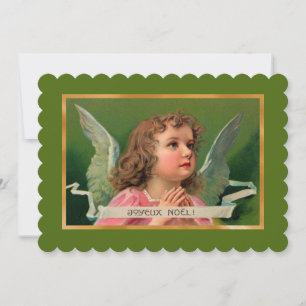 Carte Ange Joyeux Noel ou invitation