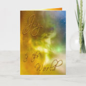 Carte Ange Noël "JOIE AU MONDE" (Devant)