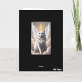 Carte Ange perse blanc (Dos)