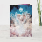 CARTE ANGE PLANTANT LES GRAINS D'AMOUR (Devant)