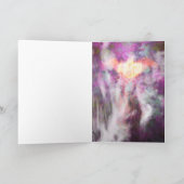 CARTE ANGE PLANTANT LES GRAINS DE L'AMOUR (Intérieur)