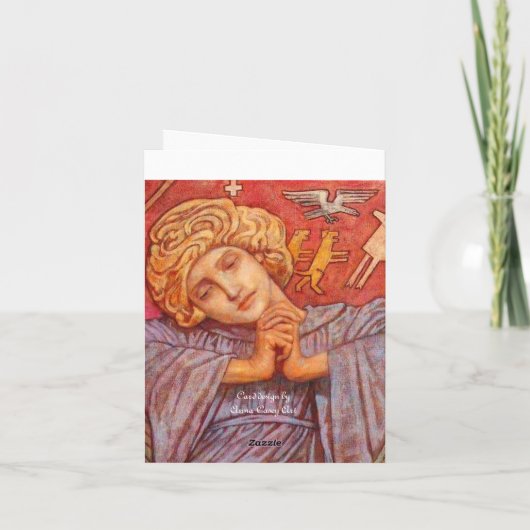 Carte Ange priant (Dos)