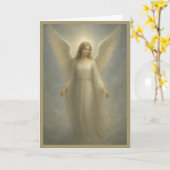 Carte Ange spirituel (Fleur jaune)