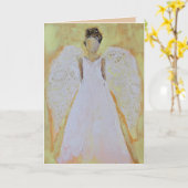 Carte Ange Vierge (Fleur jaune)