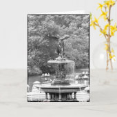 Carte Angel à Central Park (Fleur jaune)