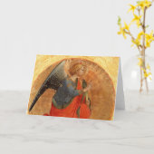 Carte Angel à l'annonce (Fleur jaune)