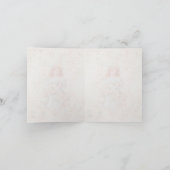 Carte Angel avec fleurs (Intérieur)