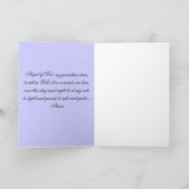 Carte Angel avec prière (Intérieur)