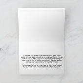 Carte Angel avec une aile (Intérieur)