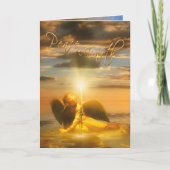 Carte Angel Boy Noël "PAIX SUR TERRE" (Devant)