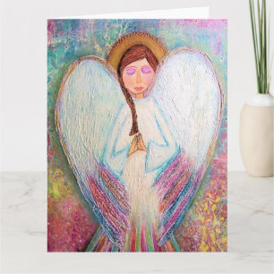 Carte Angel colorée vide à l'intérieur