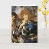 Carte Angel de la création de Days Burne-Jones (Fleur jaune)