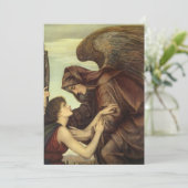 Carte Angel de la mort par Evelyn De Morgan (Debout devant)