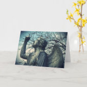 Carte Angel de pierre à Washington, Iowa (Fleur jaune)