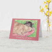 Carte Angel & Digit Penser à vous (Fleur jaune)