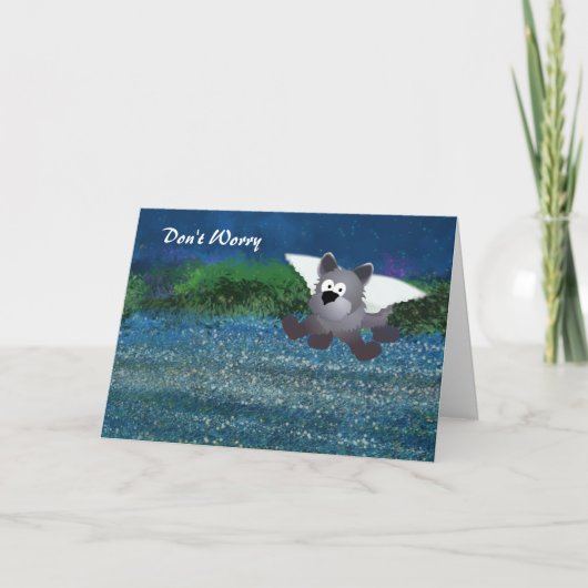 Carte Angel Dog Support universel (Devant)