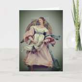Carte Angel en rose et blanc : blanc (Devant)