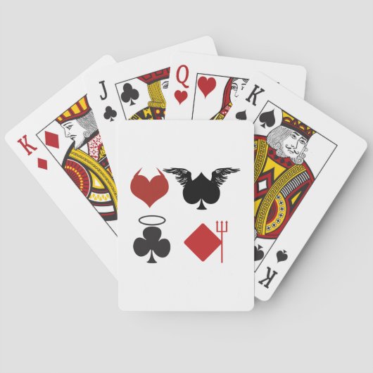 Carte Angel et Diable convient aux cartes de jeu c (dos)