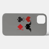 Carte Angel et Diable convient coque ipad gris fon (Verso (horizontal))