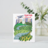 Carte Angel Falls Venezuela (Debout devant)