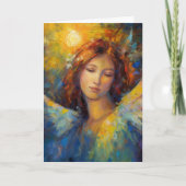 Carte Angel Jaune Bleu Glisse Toutes Les Occasions (Devant)