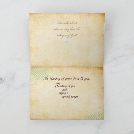 Carte Angel La pensée religieuse de vous (Intérieur)