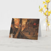Carte Angel Menant Une Âme En Enfer Par Hieronymus Bosch (Fleur jaune)