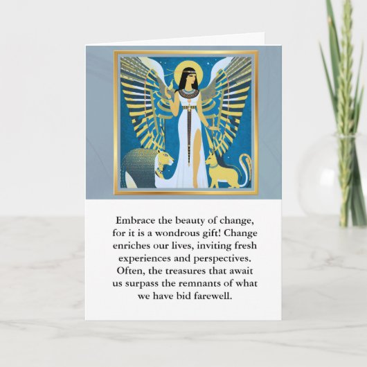 Carte angel message egypt happy birthday (Devant)