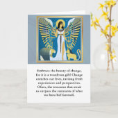 Carte angel message egypt happy birthday (Fleur jaune)