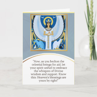 Carte angel message egypt  happy birthday