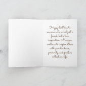 Carte angel message happy birthday (Intérieur)
