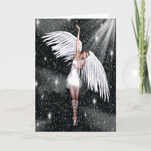 Carte Angel Note Vide à l'intérieur (Devant)