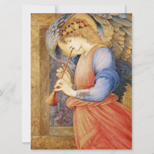 Carte Angel Playing a Flageolet (par Edward Burne-Jones)