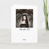 Carte Angel tombé | Halloween d'art sombre (Dos)