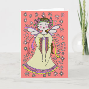 Carte Angel Ukrainian Folk Art