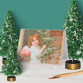 Carte Angel Winsome avec arbre de Noël