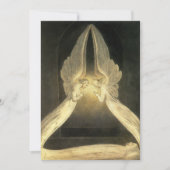 Carte Angels vintages survolant Jésus-Christ (Devant)