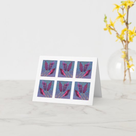 Carte Anges de jardin… (Fleur jaune)