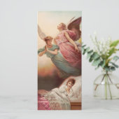 Carte Anges gardiens avec enfant (Debout devant)