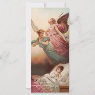 Carte Anges gardiens avec enfant