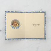 Carte Anges Gardiens de Bébé Garçon Remerciement de Bapt (Intérieur)