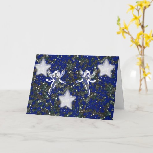 Carte Anges volants (Fleur jaune)