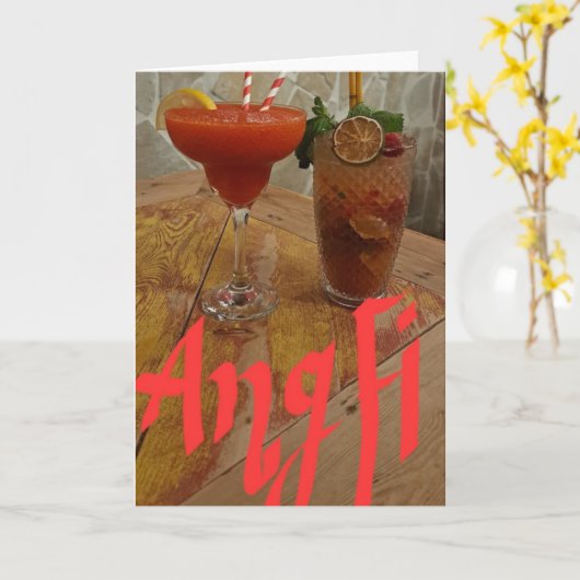 Carte AngFi (Fleur jaune)