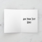 Carte Anglais Bulldogs chiot amour Anniversaire (Intérieur)