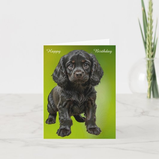 Carte Anglais Cocker Spaniel (Devant)