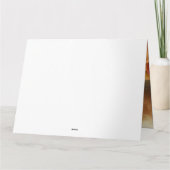 Carte Anglais Setter Puppy Automne Citrouille de plaisir (Dos)