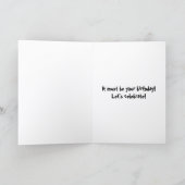 Carte Anglais Springer Spaniel Chien drôle Anniversaire (Intérieur)