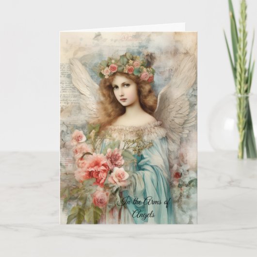 Carte Angle vintage en bleu (Devant)